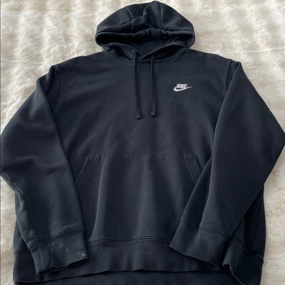 Black Nike Club Fleece Hoodie